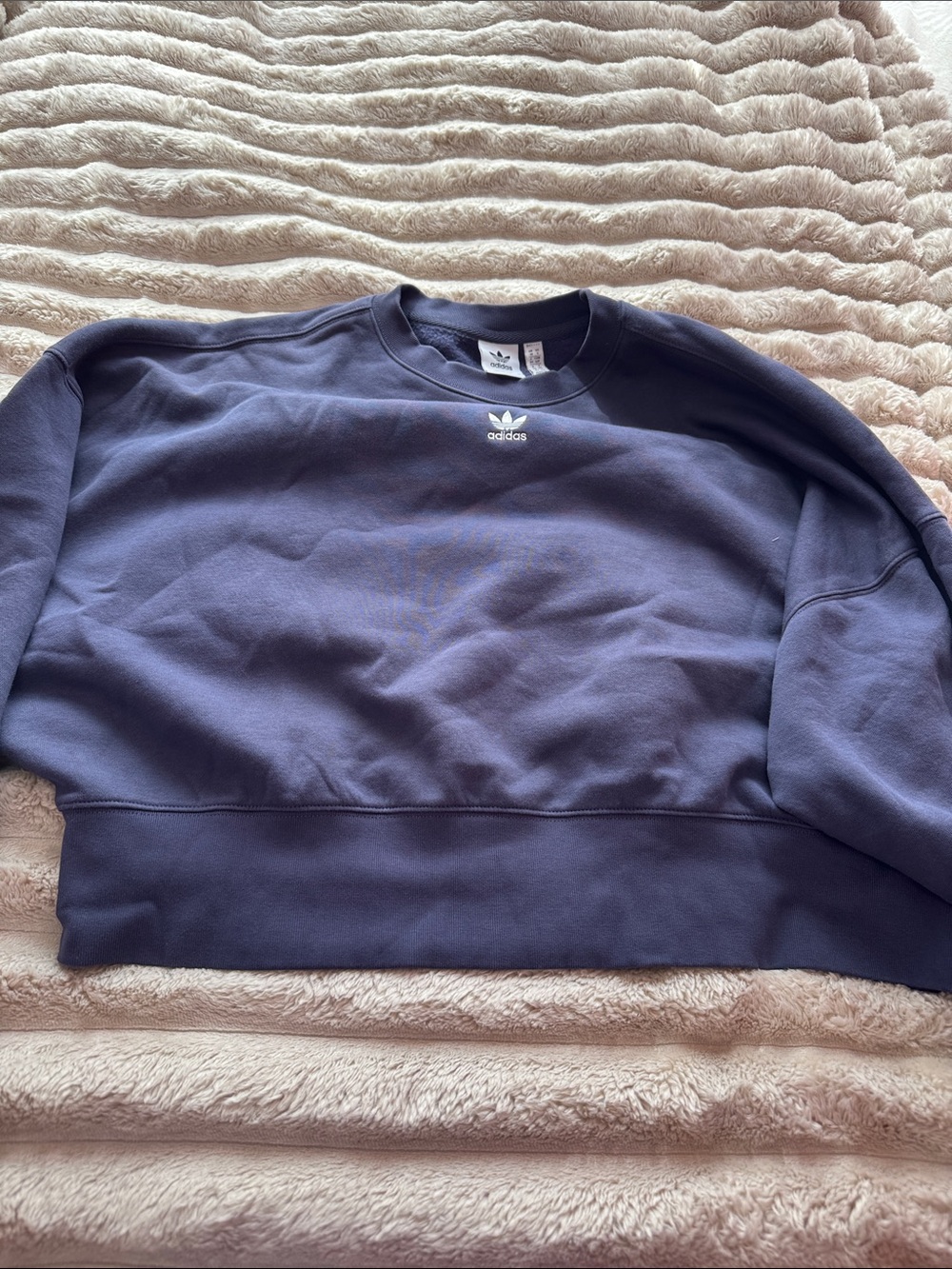 adidas Women’s Dark Navy Crewneck Sweatshirt